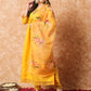 Viscose Rayon Embroidery Work Kurta Set With Dupatta