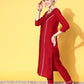 Viscose Rayon Fabric Embroidery Work Kurta Set