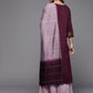 Rayon Slub Embroidery Kurta Set With Hand Dyed Dupatta