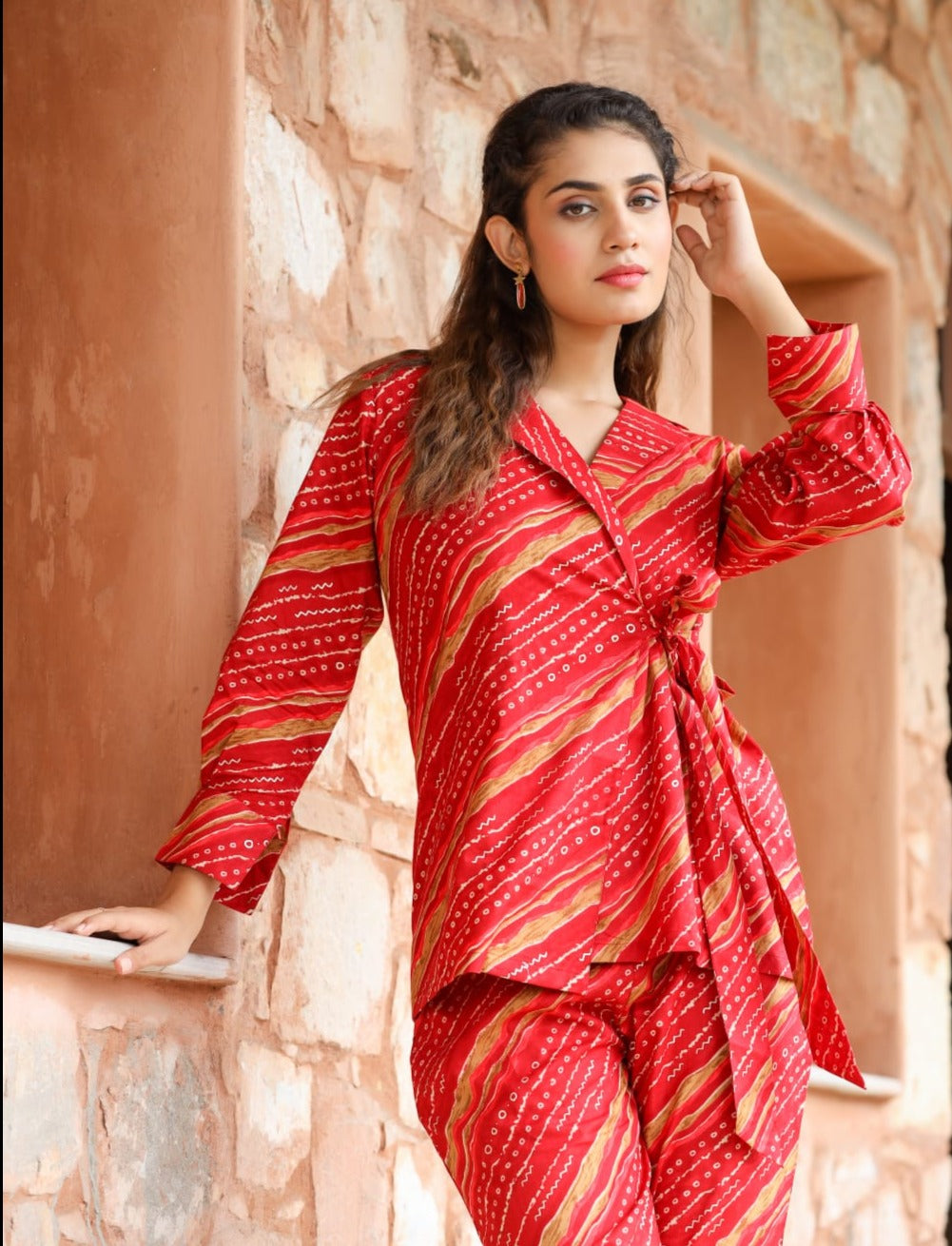 Women Pure Cotton Printed Cotton Co-ord Set