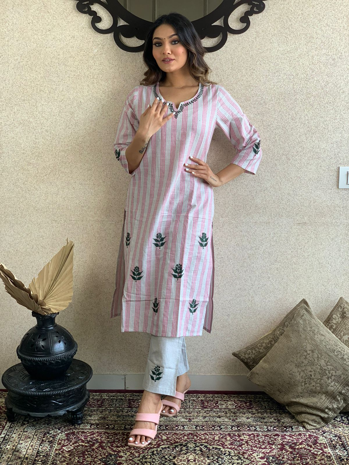 Beautiful Women Mustard Poly Georgette Bling it On Kurta Set