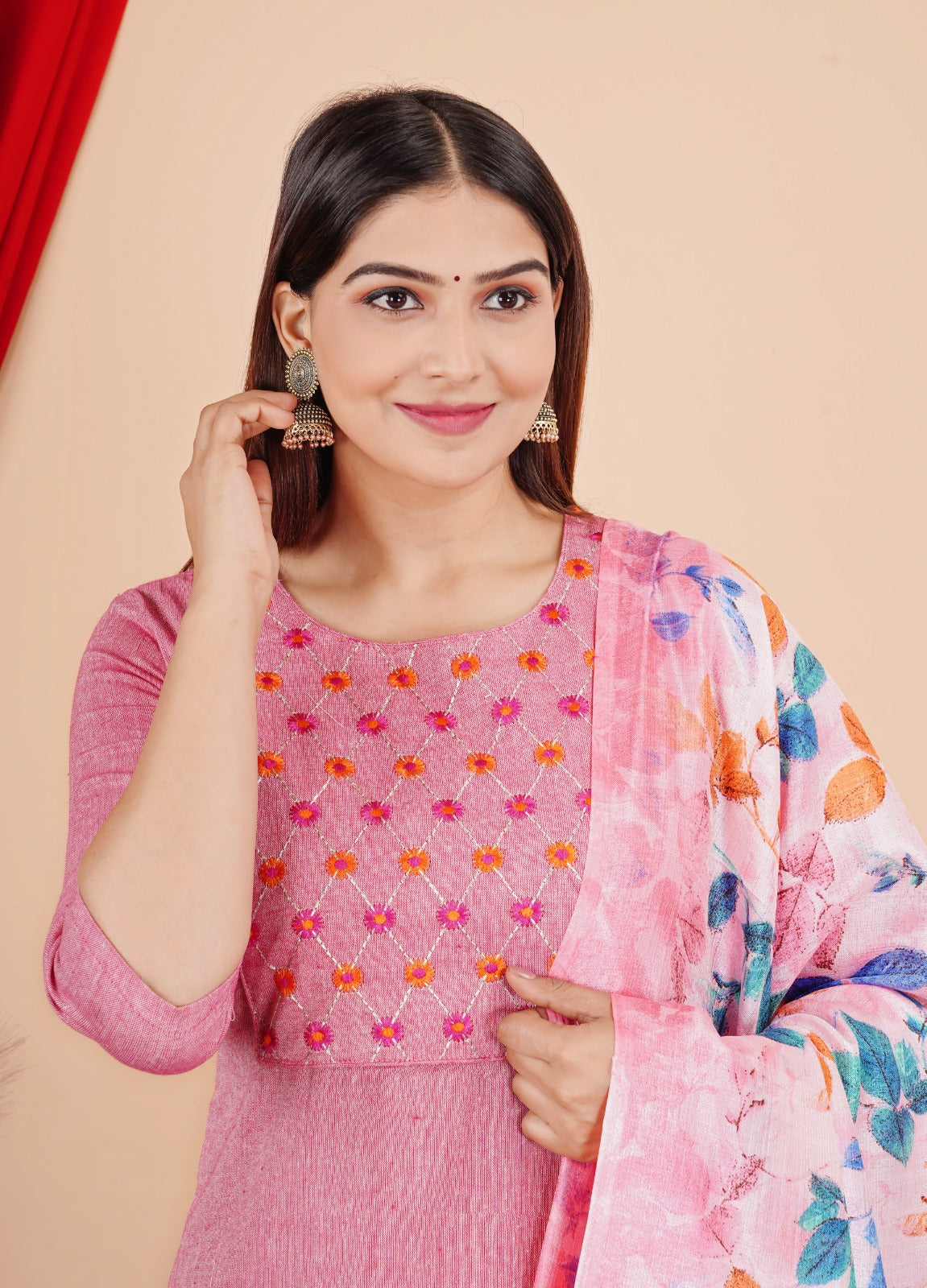 Beautiful Naira Cut Kurti With pent Set