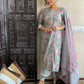 Latest Traditional Flower Print Bandhani Afgani kurta With Pant