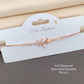 Diamond Rose Gold Bracelet For Girl & Women