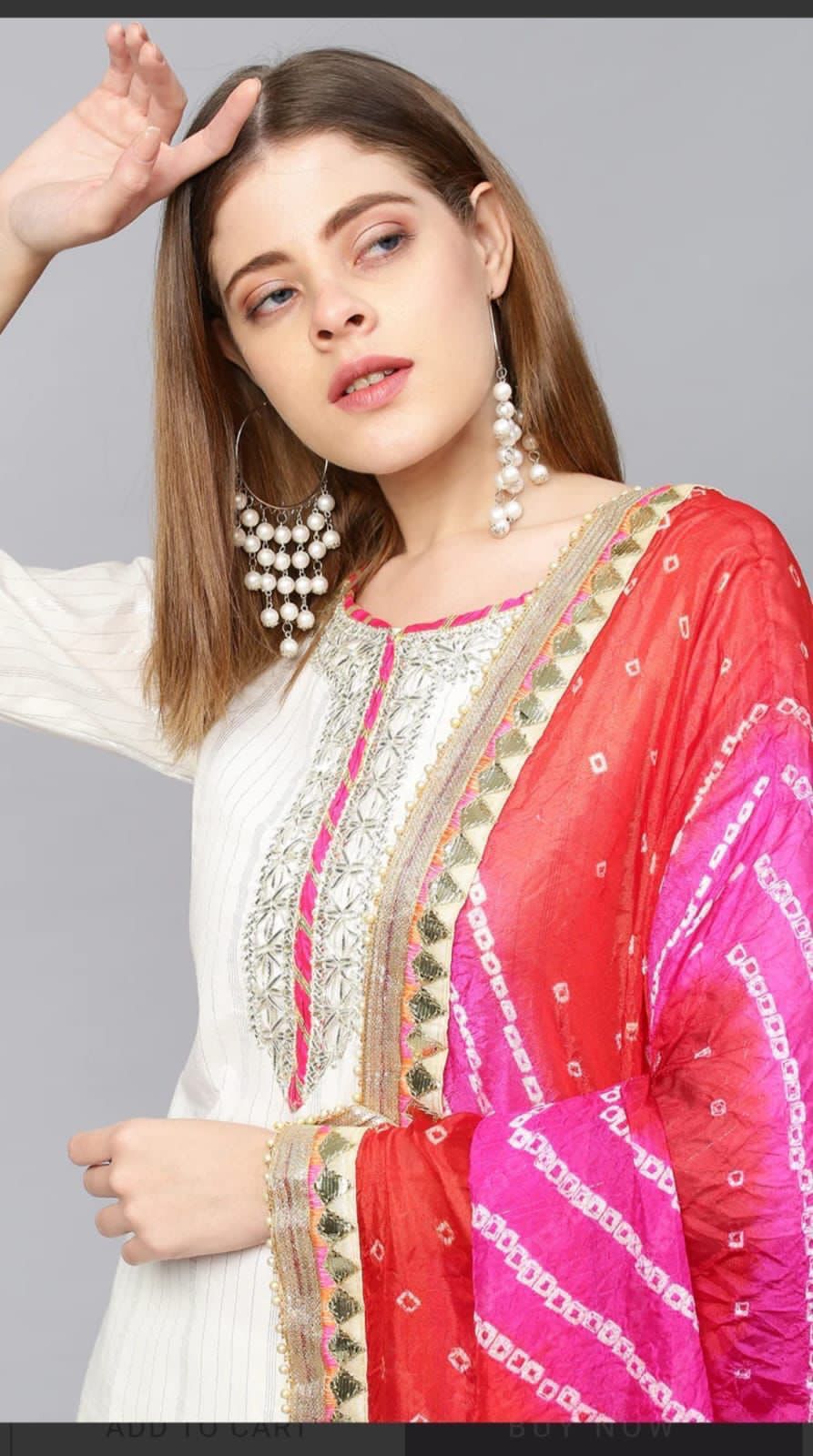Women's Beautiful Rayon Lurex Kurta With Dupatta And Bottomwear