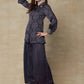 Viscose Rayon Black Co-Ord Kurta Set