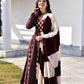 Gorgeous Anarkali kurti Pant Set With Dupatta