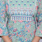 Cotton Printed and Heavy Embroidery Work Kurta Set