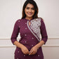 Beautiful Work Cotton Kurta With Pant