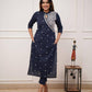 Beautiful Work Cotton Kurta With Pant