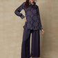 Viscose Rayon Black Co-Ord Kurta Set