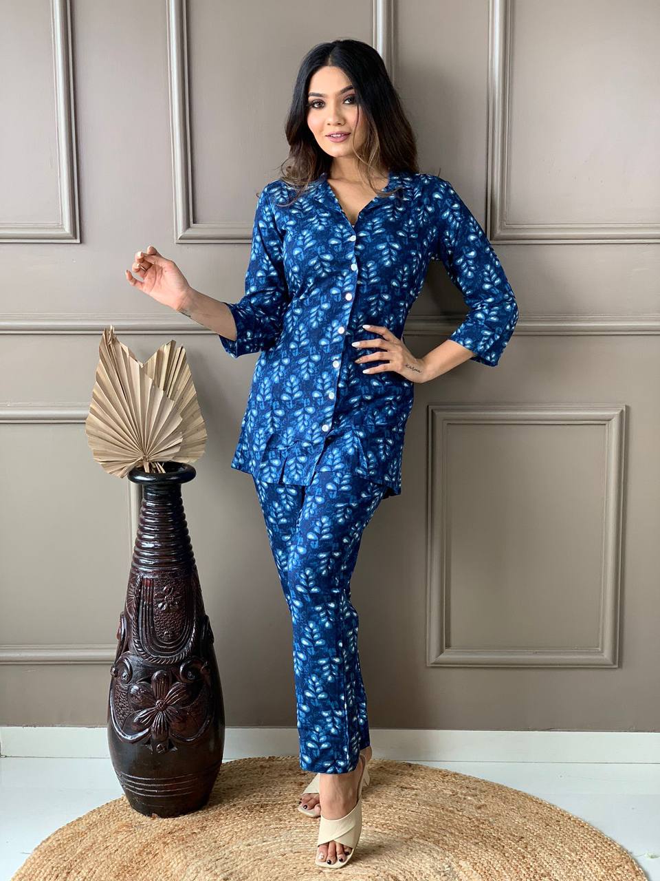 Beautifully Rayon Cord Set In Belt Style