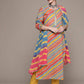 Rayon Fabric Multi Color Kurta Set