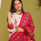 Rayon Embroidered Work Kurta Set With Dupatta