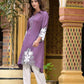 Rayon Fabric Embroidered Kurta Set With Dupatta