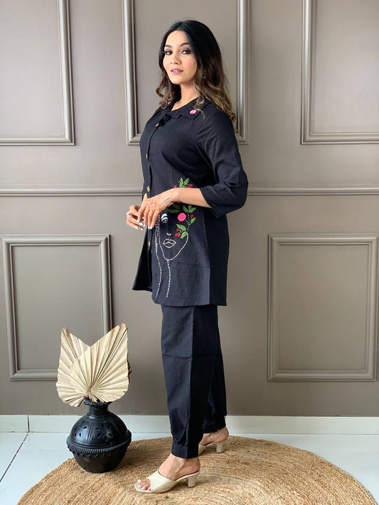 Pure Cotton handworked Co-Ord Set