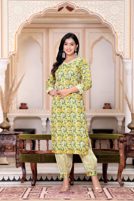 Khadi Cotton Afghani Suit Set