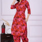 Rayon Digital Printed Co-Ord Kurta Set