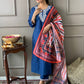 Gorgeous Cotton Kurta With Dupatta Set