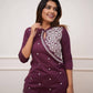 Beautiful Work Cotton Kurta With Pant