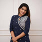 Beautiful Work Cotton Kurta With Pant