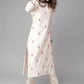 Cotton Blend  Embroidery Work Kurta Set With Dupatta