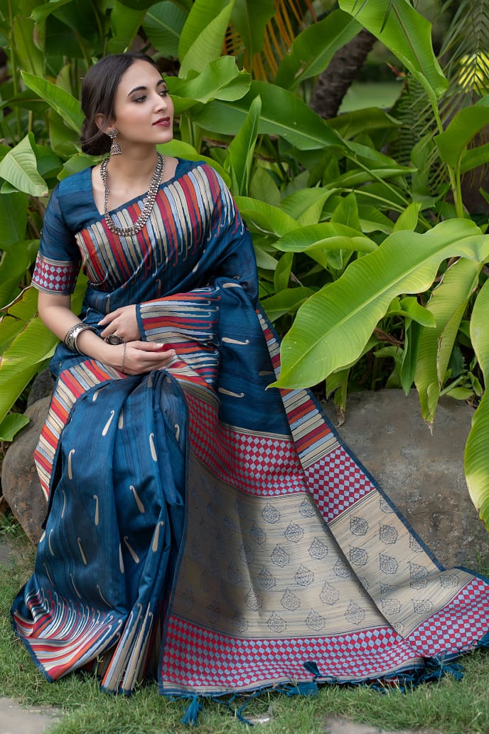 Beautiful Pure Silk Weaving Saree