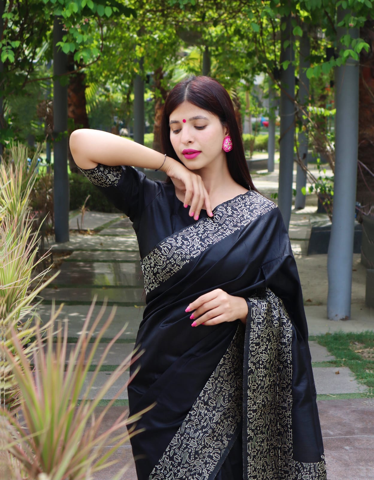 Black Banglori Silk Saree With Rich Weaving Pallu