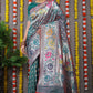 Beautiful Dark Green Saree With Silk With Weaving Silver Zari