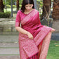 Pink Banglori Silk Saree With Rich Weaving Pallu