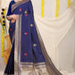 Kanchipuram Dark Blue Pure Silk Handloom Saree