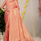 Orange Bridal Kanchipuram Silk Sarees In Pure Gold Zari