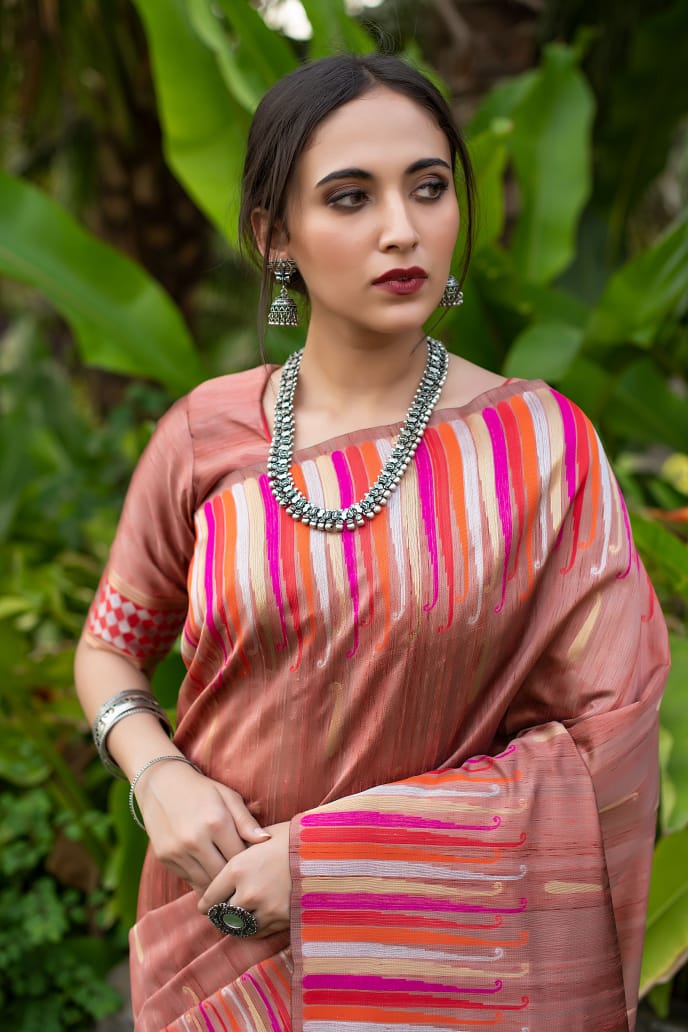 Beautiful Pure Silk Weaving Saree