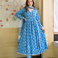 Beautiful Women's Floral Print Anarkali Gown