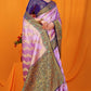 LilacBalatan Pure Silk Saree With Rich Pallu