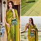 Green Lichi Silk Banarasi Saree