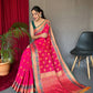 Rani Pure Kachii Patola Silk Saree With Rich Pallu