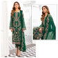 Green Faux Georgette Salwar With Nazmin Dupatta Set
