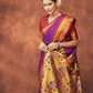 Purple Beautiful Rahi Paithani Saree With Jari Work