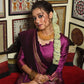 Purple Soft Silk Saree With Contrast Fancy Zari Weaves Border