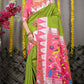 Soft Light Green Silk Paithani Saree With Rich Pallu And Meenakari work