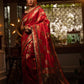 Red Soft Banarasi Silk Saree