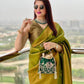 Green Lichi Silk Banarasi Saree