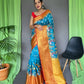 Pure Kanchipuram Digital Printed Saree