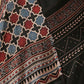 Black Ajarakh Digital Print Muslin Fabric Saree With Rich Glaze .