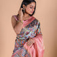 Pink Beautiful Digital Printed Saree