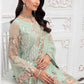 Heavy Mint Faux Georgette Salwar Suit With Nazmin Dupatta