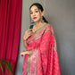 Red Soft Rangeen Patola Silk Saree