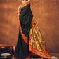 Black Beautiful Rahi Paithani Saree With Jari Work