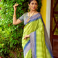 Mint Green Beautiful South Ikkat Saree